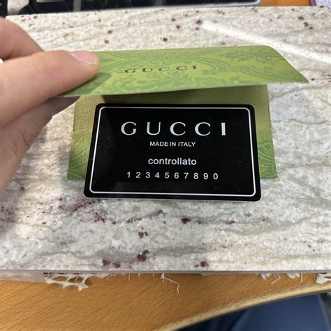 fake gucci material|gucci authenticity card.